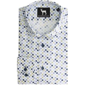 GENTS - balprint - - Katoen - Blauw-Groen - Maat EU40/M