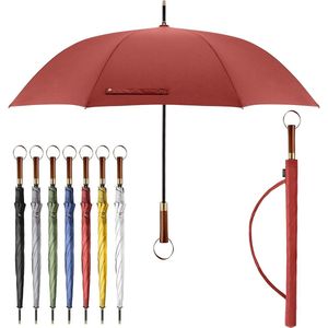 Paraplu Stokparaplu, stormbestendig, automatisch open, windbestendig, XXL, groot en stabiel, voor 2 personen, dames en heren, golfparaplu voor op reis, diameter 123 cm, elegant, het