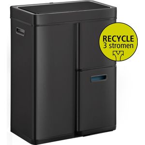 EKO - Mirage Plus Sensor Recycler 30+15+15 ltr, EKO - Powder coated steel Plastic - zwart