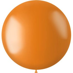 Folat - ballon XL Radiant Marigold Orange Metallic - 78 cm