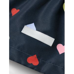 NAME IT NMFMAXI JACKET HEART Meisjes Jas - Dark Sapphire - Maat 92