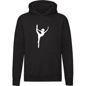 Ballet Hoodie - ballerina - salsa - kunst - dans - dance - trui - sweater - capuchon