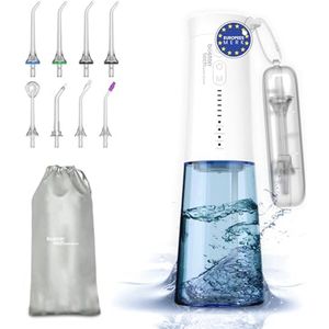Draagbare Waterflosser met Meerdere Mondstukken en Drukniveaus voor Optimale Mondhygiëne