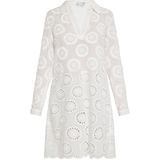 usha - A-lijn Jurk - Katoen - Met Richelieu Kant