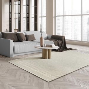 the carpet Boho Natur Wool Handgeweven wollen tapijt in natuurlijke Scandinavische boho-look, handgemaakt voor een unieke stijl, 250x350