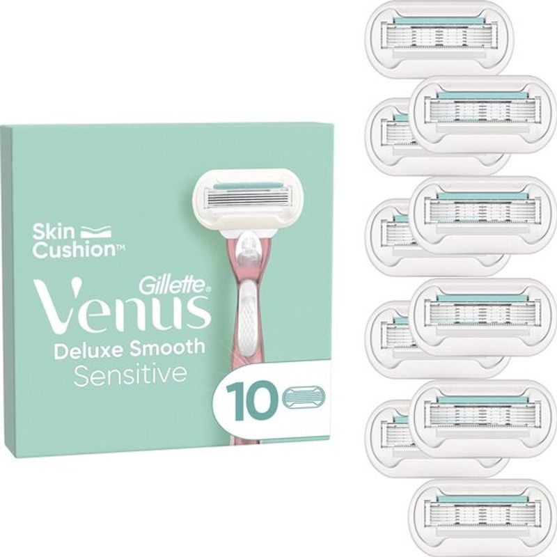 Gillette - Venus Deluxe Smooth Sensitive - Navulmesjes - 5 Stuks - Dermatologisch Getest