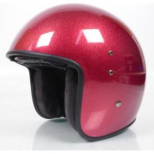 jet up helm voor mannen / vrouwen tot maat xs smart glitter rood / 53-54cm nieuw