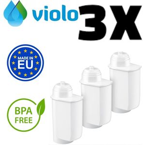 3x VIOLO waterfilter voor SIEMENS BOSCH koffiemachines, filtervervanging 3 stuks
