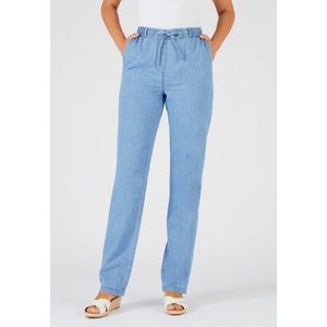 Damart - Chambray broek - Dames - Blauw - 52