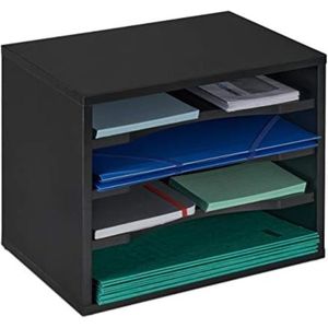 Bureau Organizer Brievenbak - Bureau Organizer Desk Organizeer - Zwart