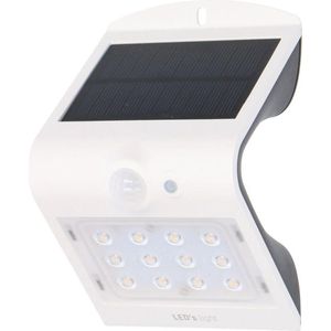 Proventa Solar LED buitenlamp met bewegingssensor - Wandlamp model Jelles - wit