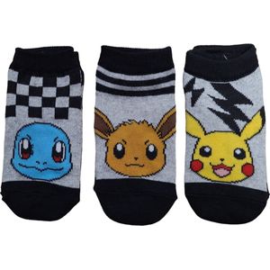 Pokemon - Sneakersokken Pokemon - 3 paar - maat 23/26