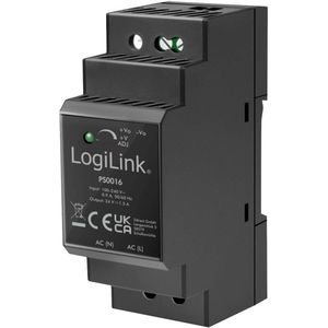 LogiLink PS0016 DIN-rail netvoeding 24 V 1.5 A 36 W Inhoud 1 stuk(s)