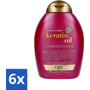 OGX - Anti-Breakage Keratin Oil - Conditioner - Verstevigend - Voor Ieder Haartype - 385 ml - Voordeelverpakking - 6 stuks