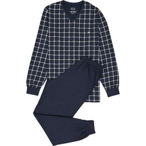 Ceceba - Heren Pyjama - Donkerblauw - Lange Broek en Shirt met Lange Mouwen