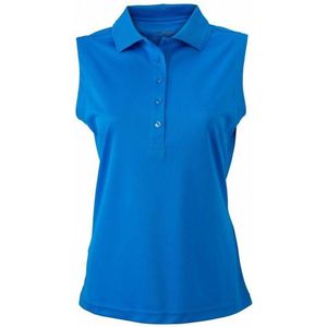 James and Nicholson Vrouwen/dames Actieve Mouwloze Polo (Kobaltblauw)