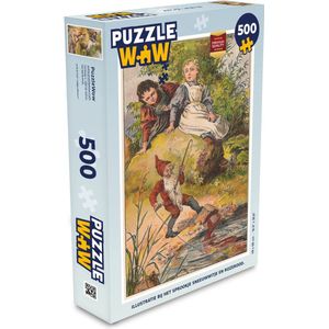 Puzzel Illustratie van een kabouterje - Legpuzzel - Puzzel 500 stukjes