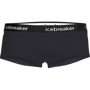 Icebreaker Sprite Hot Pants Dames Thermobroek -  Black - XS