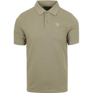 Barbour Pique Polo Dusty Groen - Maat M - Heren