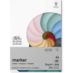 Winsor & Newton Markerblok Bleedproof 50 vel 75gr A4