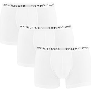 Tommy Hilfiger Recycled Essentials trunks (3-pack) - heren boxer normale lengte - wit - Maat: XXL