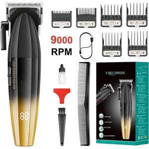 DD® Tondeuse Hoofdhaar - Haartrimmer - Tondeuse Mannen - Draadloze Haartrimmer - 24x14x8cm - Zwart