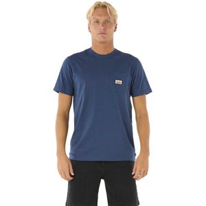 Rip Curl Surf Paradise Badge Update T-shirt Met Korte Mouwen Blauw S Man