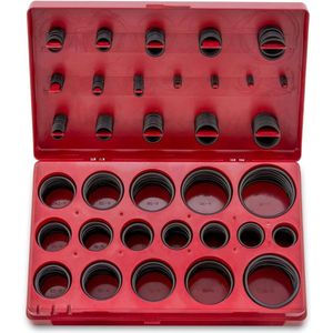 407-delige rubberen O-ring assortiment set - 32 SAE maten - voor diverse toepassingen