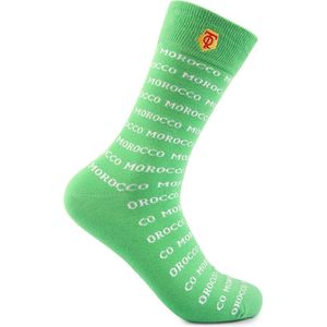 TQASER heren sokken Marokko all over 41-45