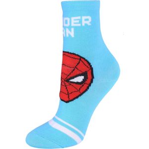 Blauwe Spider Man-sokken voor jongens