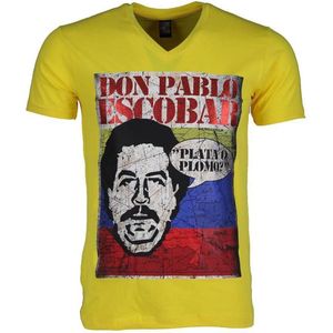 T-shirt - Don Pablo Escobar - Geel