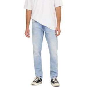 Only & Sons Heren Jeans Broeken ONSWEFT 4873 slim Fit Blauw 36W / 32L Volwassenen