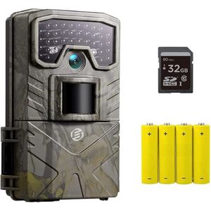 Equivera Wildcamera met Nachtzicht - Wildcamera - Wildcamera voor Buiten - Jachtcamera - Bewegingssensor - Nachtzicht