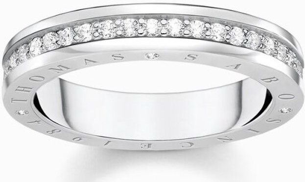 Thomas Sabo - Ring - Wit - Zilver - Zirkoon - 925/- Legering