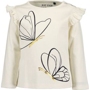 Blue Seven - Meisjes Shirt - Offwhite - Maat 86