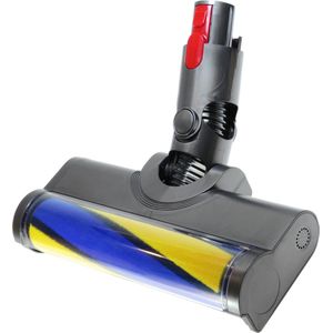 Dparts fluffy soft roller zuigmond met groene laser geschikt voor Dyson steelstofzuiger - voor series V7 V8 V10 V11 V15 - vloerborstel turboborstel vloerzuigmond mondstuk stofzuigermond
