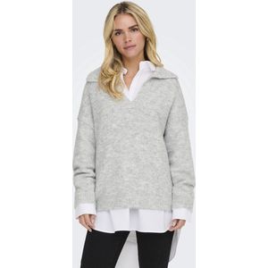 ONLY - ONLMAGGIE LIFE - Gebreide Pullover - Zwart - Lange Mouwen, O-hals