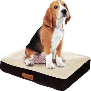 Hond Bed Faux Suede Schapenvacht Topping Ellie-Bo Kooi Medium 762 cm - Zwart dog bed pouch