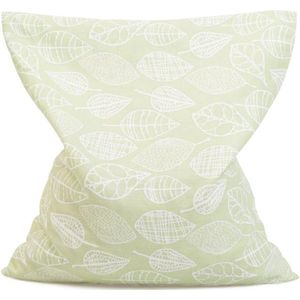 Kersenpitkussen - warmtekussen voor nek en rug - 1 stuk - groen - 100% katoen - 22 x 24 cm