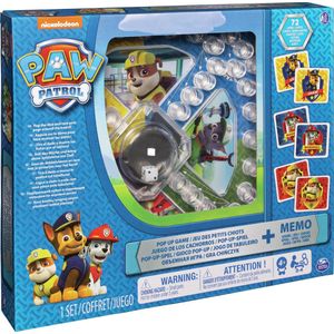 PAW Patrol - 72 Card Memo Game met Popper Game