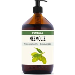 Puturals - Neemolie - 100% Biologisch - 1000ml - Koudgeperst en Puur