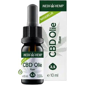 Medihemp CBD Olie RAW 2,5% (10ml) - 01-BIO-NL