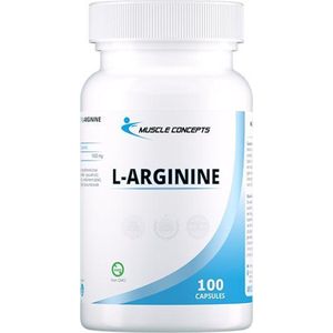 L-Arginine - Aminozuren Supplement - pre workout - 100 capsules | Muscle Concepts