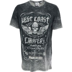 WCC West Coast Choppers T-Shirt Ride Hard Sucker Black-M