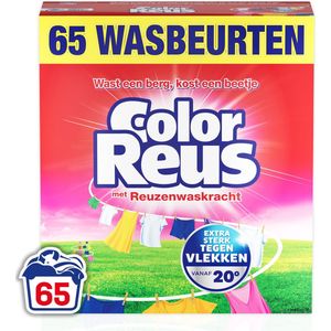Color Reus Waspoeder Wasmiddel - Witte Reus - Voordeelverpakking - 65 wasbeurten