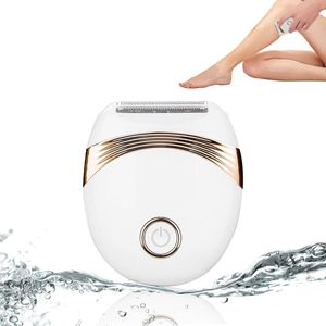 Epilator, ontharingsapparaat voor het gezicht, Glamoureuze huid epilator voor het gezicht, epilatoren voor ontharing voor vrouwen, nat en droog ontharingsapparaat voor armen, benen, gezicht, oksels (wit)