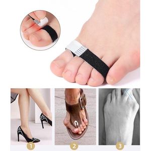 Teen Brace I Teen Bandage I Vinger Brace I Vinger Bandage I Teen En Vinger Corrector I Gebroken Teen Wrap I 1 Paar I Zwart