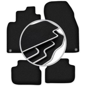 CARLUX-SILVER automatten voor: Saab 9-3 II cabrio (2002-2014)