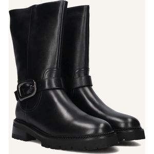 Stefano Lauran - Pe 2052 - Biker Boots - Zwart - Leren Binnen- en Buitenkant