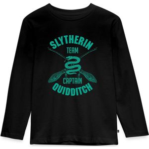 Harry Potter Slytherin Team Captain Quidditch Premium T-Shirt Kinderen Met Lange Mouwen